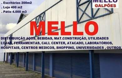 Imagem: O depósito possui 3600m² de Área e está localizado em Mares