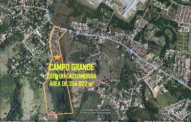 Imagem: O terreno possui 354822m² de Área e está localizado em Campo