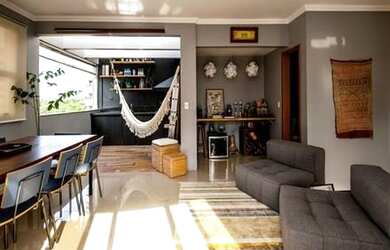 Imagem: O apartamento na cobertura possui 3 Dormitórios, 5 Banheiros