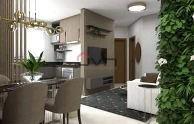 Imagem: O apartamento possui 2 Dormitórios, 2 Banheiros, 1 Vaga na