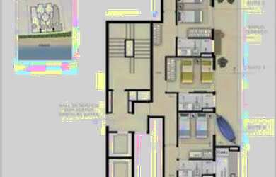 Imagem: O apartamento possui 4 Dormitórios, 5 Banheiros, 4 Vagas na