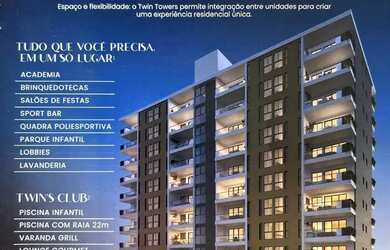 Imagem: O apartamento possui 2 Dormitórios, 3 Banheiros, 1 Vaga na