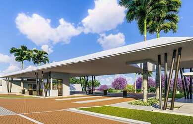 Imagem: O terreno possui 553m² de Área e Imóvel novo e está localizado