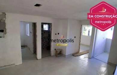 Imagem: O apartamento na cobertura possui 2 Dormitórios, 1 Banheiro