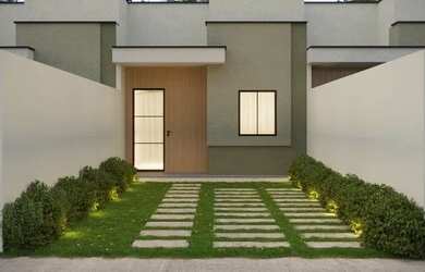 Imagem: A casa possui 2 Dormitórios, 2 Banheiros, 1 Vaga na garagem