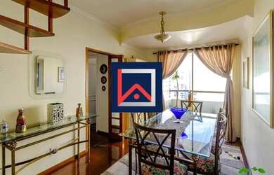 Imagem: O apartamento na cobertura possui 3 Dormitórios, 2 Banheiros