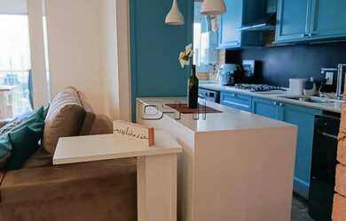 Imagem: O apartamento possui 2 Dormitórios, 2 Banheiros, 1 Vaga na