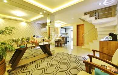 Imagem: A casa em condomínio possui 4 Dormitórios, 3 Banheiros, 3