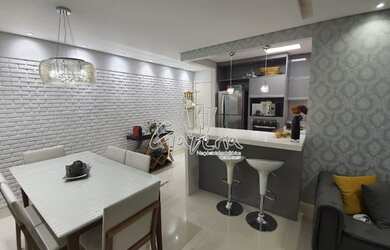 Imagem: O apartamento possui 2 Dormitórios, 1 Banheiro, 1 Vaga na garagem