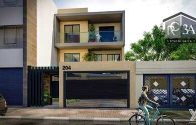 Imagem: A casa possui 3 Dormitórios, 5 Banheiros, 200m² de Área e