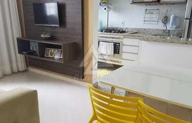 Imagem: O apartamento possui 2 Dormitórios, 1 Banheiro, 1 Vaga na garagem