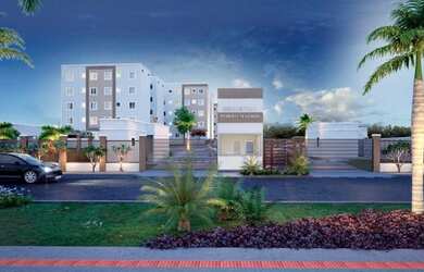 Imagem: O apartamento possui 2 Dormitórios, 1 Banheiro, 1 Vaga na garagem