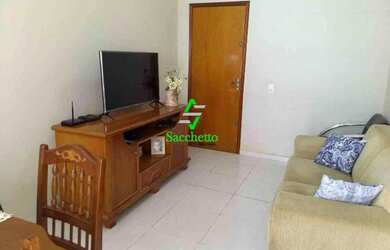 Imagem: O apartamento possui 2 Dormitórios, 1 Banheiro, 1 Vaga na garagem