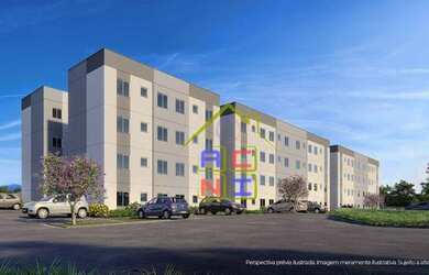 Imagem: O apartamento possui 2 Dormitórios, 1 Banheiro, 1 Vaga na garagem