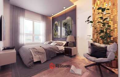 Imagem: O apartamento e possui 2 Dormitórios, Suítes, 2 Banheiros