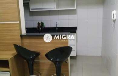 Imagem: O apartamento possui 2 Dormitórios, 1 Banheiro, 1 Vaga na garagem