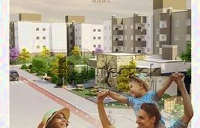 Imagem: O apartamento possui 2 Dormitórios, 1 Banheiro, 1 Vaga na garagem