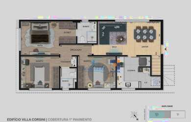 Imagem 6: Apartamento com 3 dormitórios à venda, 76 m² por R$ 1.280.000 - Lourdes...