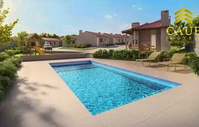 Imagem: A casa em condomínio possui 2 Dormitórios, 1 Banheiro, 1 Vaga