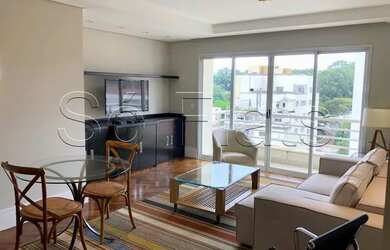 Imagem 5: Flat com mobília refinada e para locação em Pinheiros totalmente mobiliado. Consulte-nos