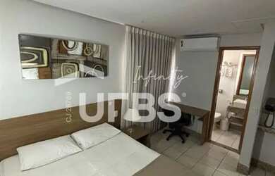 Imagem: O studio possui 1 Dormitório, 1 Banheiro, 1 Vaga na garagem