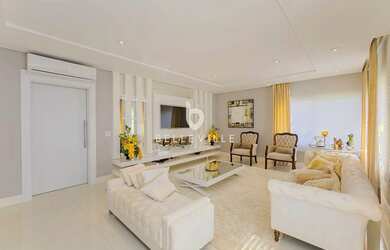 Imagem: A casa em condomínio possui 4 Dormitórios, 5 Banheiros, 5