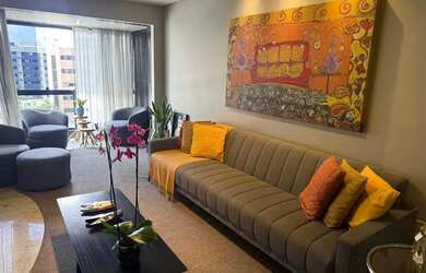 Imagem: O apartamento na cobertura possui 4 Dormitórios, 3 Banheiros