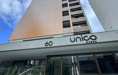 Imagem: O apartamento possui 1 Dormitório, 1 Banheiro, 1 Vaga na garagem