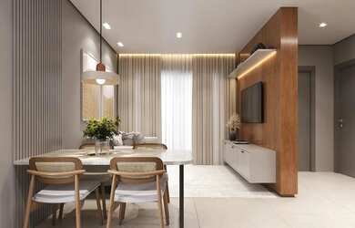 Imagem: O apartamento possui 2 Dormitórios, 2 Banheiros, 1 Vaga na