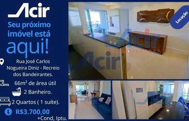 Imagem: O apartamento para alugar possui 2 Dormitórios, 2 Banheiros