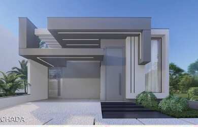 Imagem: A casa em condomínio possui 3 Dormitórios, 4 Banheiros, 2