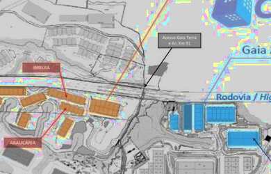 Imagem: O depósito possui 8.000m² de Área e está localizado em