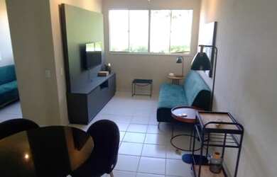 Imagem: O apartamento possui 2 Dormitórios, 1 Banheiro, 1 Vaga na garagem