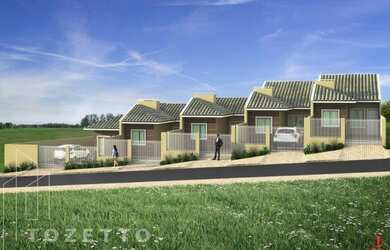 Imagem: A casa possui 2 Dormitórios, 1 Banheiro, 1 Vaga na garagem