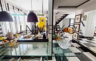 Imagem: O apartamento na cobertura possui 3 Dormitórios, 4 Banheiros