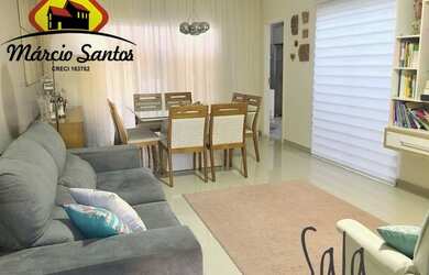 Imagem: A casa em condomínio possui 3 Dormitórios, 1 Banheiro, 2 Vagas