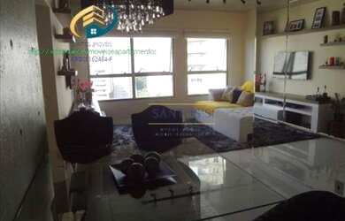 Imagem: O apartamento possui 1 Dormitório, 1 Banheiro, 1 Vaga na garagem