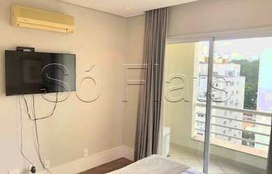 Imagem 11: Flat com mobília refinada e para locação em Pinheiros totalmente mobiliado. Consulte-nos