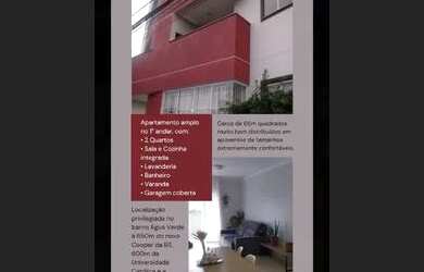 Imagem: O apartamento possui 2 Dormitórios, 1 Banheiro, 1 Vaga na garagem