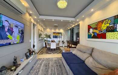 Imagem: O apartamento possui 3 Dormitórios, 2 Banheiros, 2 Vagas na