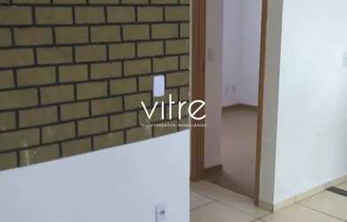 Imagem: O apartamento possui 2 Dormitórios, 1 Banheiro, 1 Vaga na garagem