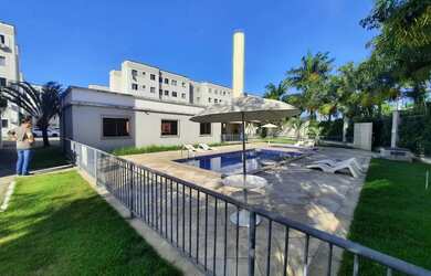 Imagem: O apartamento possui 2 Dormitórios, 1 Banheiro, 1 Vaga na garagem