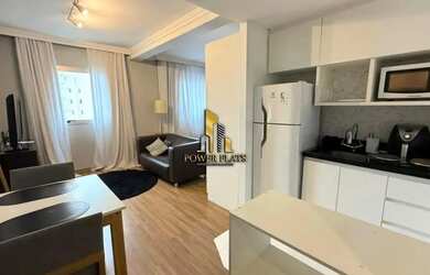 Imagem: O studio possui 1 Dormitório, 1 Banheiro, 1 Vaga na garagem