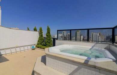 Imagem: O apartamento na cobertura possui 2 Dormitórios, 2 Banheiros