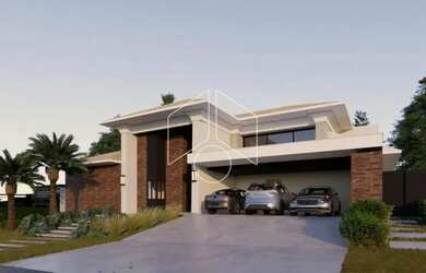 Imagem: A casa em condomínio possui 4 Dormitórios, 5 Banheiros, 5