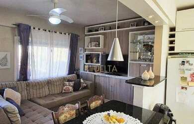 Imagem: O apartamento possui 2 Dormitórios, 1 Banheiro, 1 Vaga na garagem