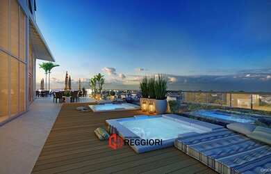 Imagem: O apartamento e possui 2 Dormitórios, Suítes, 3 Banheiros