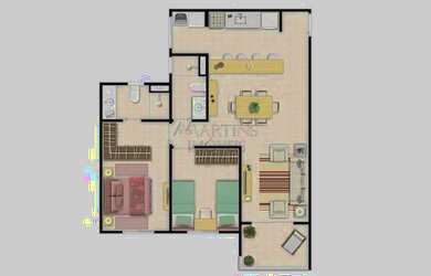 Imagem 4: Monte Bianco Apto 87 m² 3 dorms 2 vagas 7753