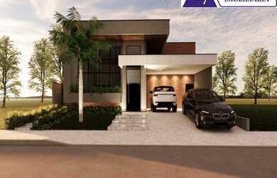 Imagem: A casa possui 4 Dormitórios, 4 Banheiros, 4 Vagas na garagem