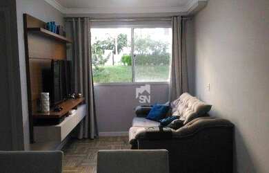 Imagem: O apartamento possui 2 Dormitórios, 1 Banheiro, 1 Vaga na garagem